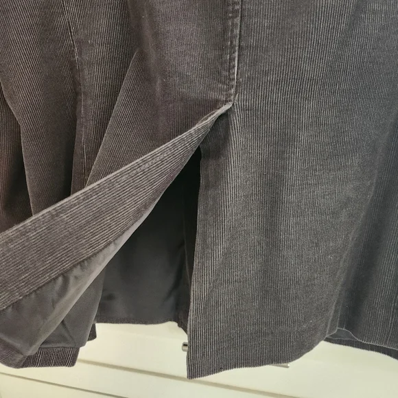 Eddie Bauer Men Corduroy Gray 3 Button Single Vent Fully Lined Sport Coat Size L - Picture 3 of 10